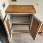 原木實木金屬書櫃